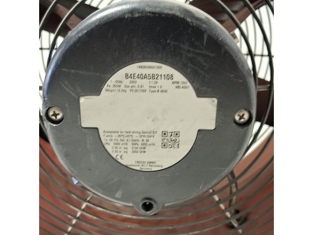Industrieventilator 4.500m³/uur 230v trotec, ttv 4500, bouwjaar 2017 - afbeelding 5 van  6