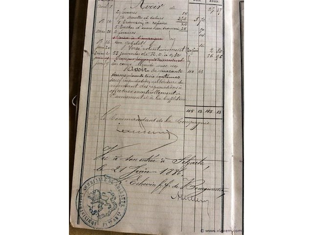 Infanterieboekje 1882. - afbeelding 4 van  4