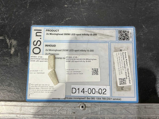 Infinity - is-200 - bewegende led-koppen (2x) - afbeelding 9 van  10