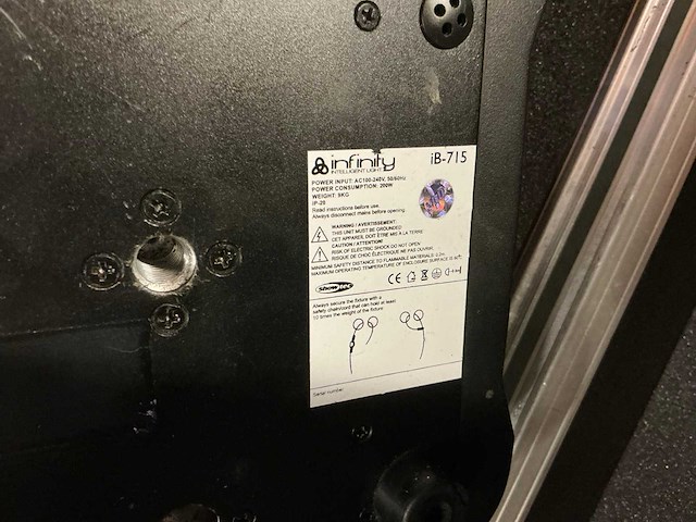 Infinity ib-715 moving head led (6x) - afbeelding 3 van  6