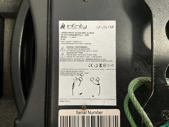 Infinity iw-1915p led-moving head (4x) - afbeelding 5 van  8