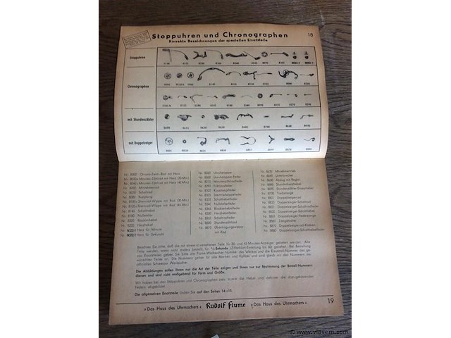 Info uurwerken 1958. - afbeelding 3 van  7