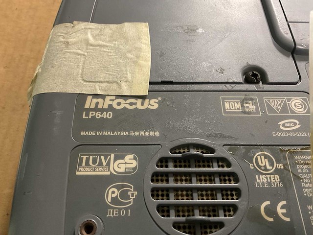 Infocus lp640 projector - afbeelding 7 van  7