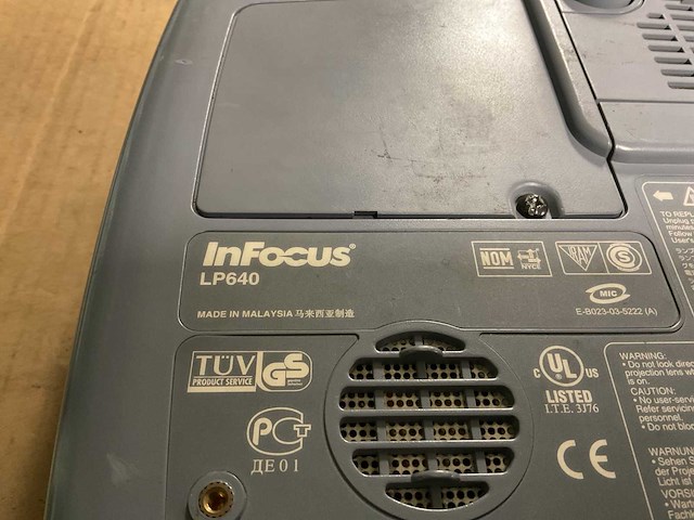 Infocus lp640 projector - afbeelding 7 van  7