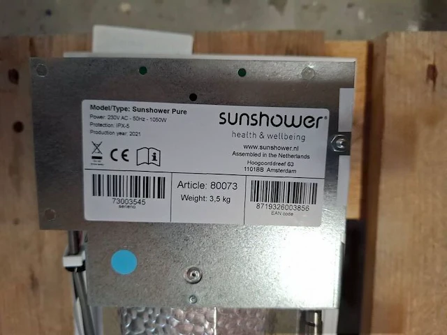 Infrarood straler, sunshower, pure - afbeelding 3 van  4