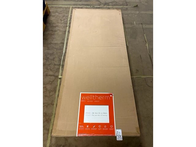 Infrarood verwarmingspaneel met spiegelglas 60 x 150 cm welltherm - afbeelding 1 van  4