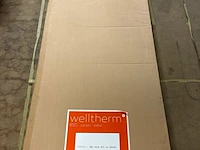Infrarood verwarmingspaneel met spiegelglas 60 x 150 cm welltherm