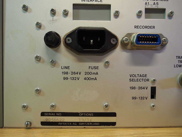 Infratek - 104 a - precision power analyzer - afbeelding 8 van  8