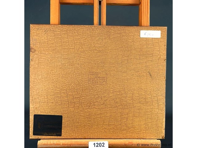 Ingekleurde ets de abdij (te middelburg?) - afbeelding 4 van  5