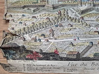 Ingekleurde prent “bombardement van le havre”, 1759 - afbeelding 5 van  6