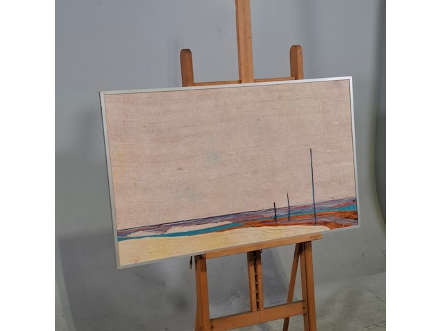 Ingelijst kunstwerk, maya wildevuur, compositie zijde, 1987 - afbeelding 2 van  7