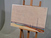 Ingelijst kunstwerk, maya wildevuur, compositie zijde, 1987 - afbeelding 3 van  7