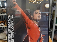 Ingelijste officiële "thriller 25" jubileumposter van michael jackson