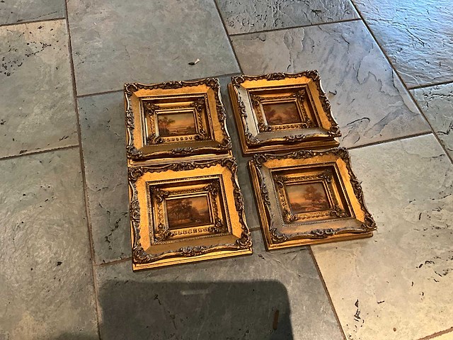 Ingelijste wanddecoratie (4x) - afbeelding 1 van  6