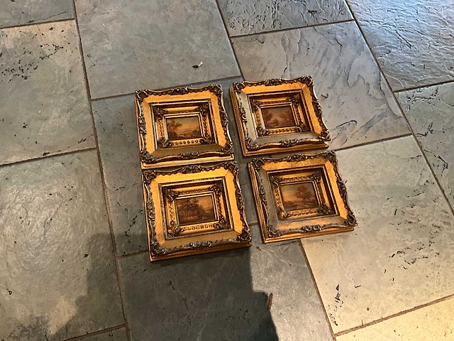 Ingelijste wanddecoratie (4x) - afbeelding 2 van  6