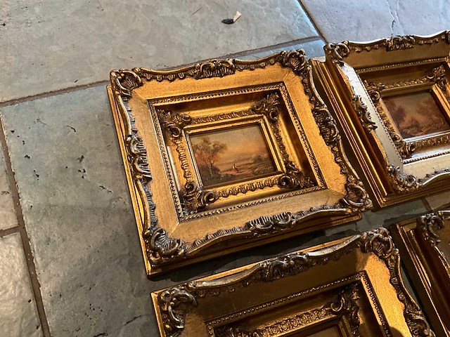 Ingelijste wanddecoratie (4x) - afbeelding 3 van  6