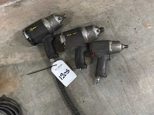 Ingersol rand/rodcraft pneumatische slagmoersleutel (3x) - afbeelding 1 van  2