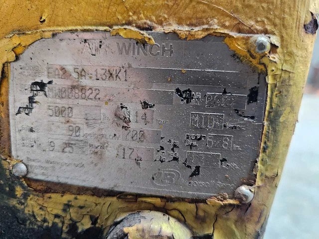 Ingersoll rand - air winch - lier - afbeelding 7 van  7