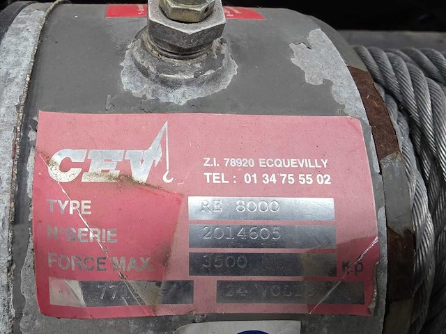 Ingersoll rand - lier 3500 kg - afbeelding 7 van  9
