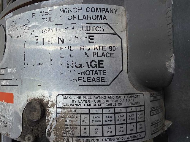 Ingersoll rand - lier 3500 kg - afbeelding 9 van  9