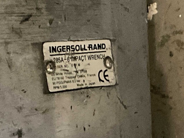 Ingersoll rand 285a-6 pneumatische slagmoersleutel - afbeelding 4 van  4