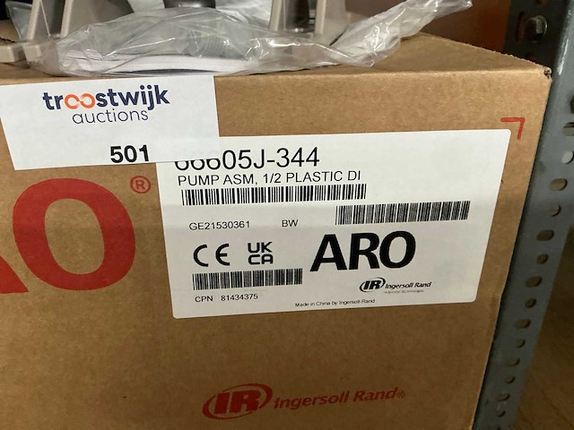Ingersoll-rand aro asm 1/2. 66605j-344 membraanpomp - afbeelding 4 van  5