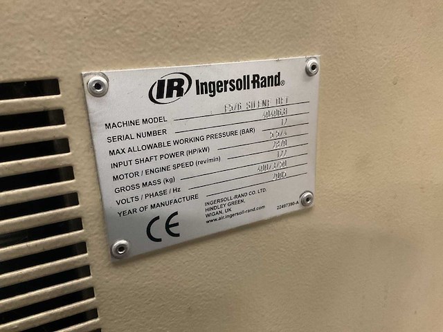 Ingersoll rand e5/6 silene dft compressor - afbeelding 2 van  6