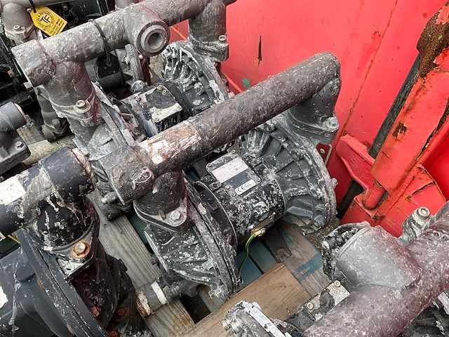 Ingersoll rand pneumatische membraanpomp (9x) - afbeelding 5 van  9
