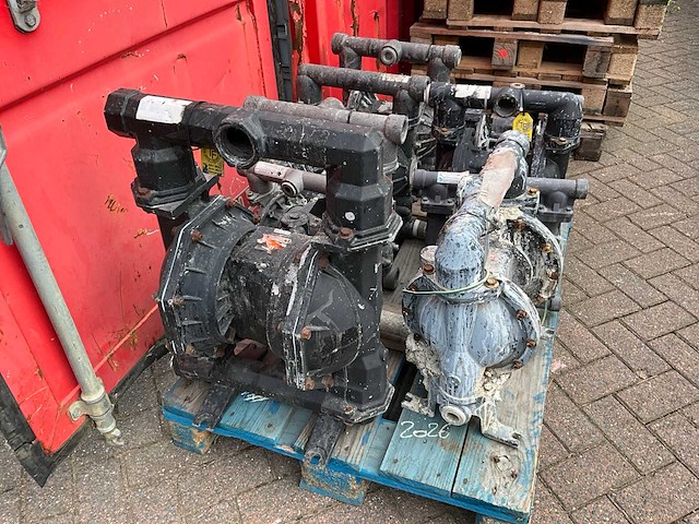 Ingersoll rand pneumatische membraanpomp (9x) - afbeelding 6 van  9