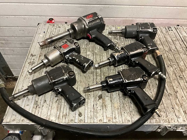 Ingersoll rand pneumatische slagmoersleutel (6x) - afbeelding 1 van  7