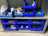 Inhoud (380v) installatiematerialen, machine-onderdelen, etc. van 9 legbordstellingen - afbeelding 15 van  40