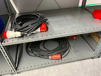 Inhoud (380v) installatiematerialen, machine-onderdelen, etc. van 9 legbordstellingen - afbeelding 32 van  40
