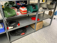 Inhoud (380v) installatiematerialen, machine-onderdelen, etc. van 9 legbordstellingen - afbeelding 37 van  40