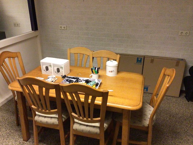 Inhoud kantine ruimte en wachtruimte opstelling - afbeelding 1 van  5