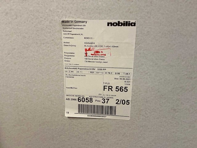 Inhoud magazijnruimte - afbeelding 20 van  24