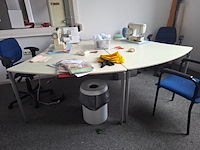 Inhoud naaiatelier , met o.a. 2x nostalgische houten ladekast - afbeelding 5 van  12