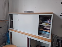 Inhoud naaiatelier , met o.a. 2x nostalgische houten ladekast - afbeelding 11 van  12