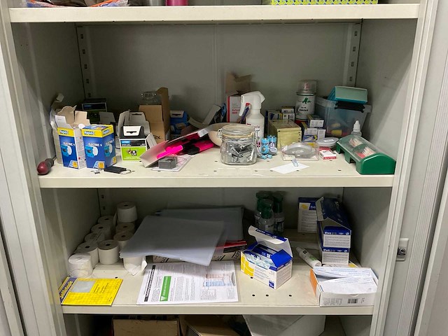 Inhoud schuifkast, 2x kantoorkast met inhoud. - afbeelding 8 van  27