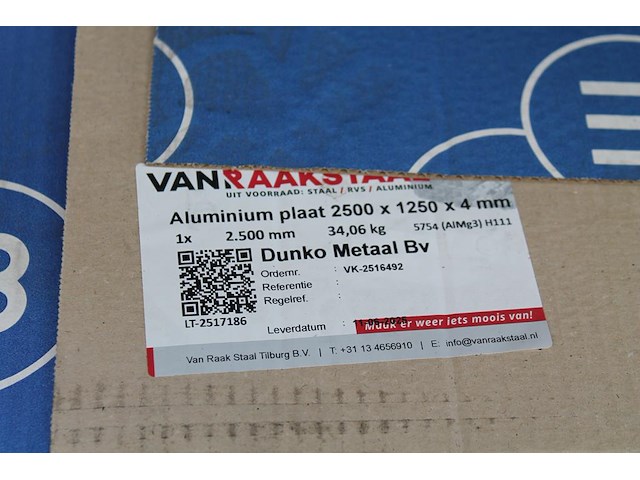 Inhoud van draagarmstelling 355 w.o. traanplaten, 15x aluminium platen 4mm, alu geperforeerd, etc. - afbeelding 5 van  9
