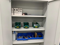 Inhoud werkplaatskast met boren, installatiematerialen, tapes, etc. (2x) - afbeelding 15 van  21