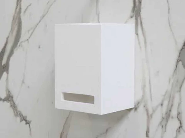 Ink fontein skyscraper polystone zonder kraangat inclusief handdoek uitsparing - afbeelding 2 van  6