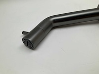 Ink fonteinkraan wandmodel black metal inkortbaar - afbeelding 3 van  7