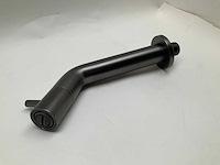 Ink fonteinkraan wandmodel black metal inkortbaar - afbeelding 4 van  7