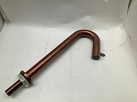 Ink hoog model fonteinkraan brushed rose gold 30cm 9902366 - afbeelding 2 van  7
