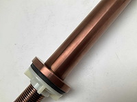 Ink hoog model fonteinkraan brushed rose gold 30cm 9902366 - afbeelding 6 van  7