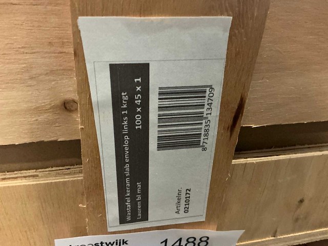 Ink post wastafel 100x45cm - afbeelding 3 van  3