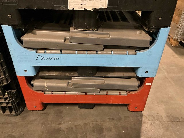 Inklapbaar kunstof palletbox (5x) - afbeelding 3 van  5