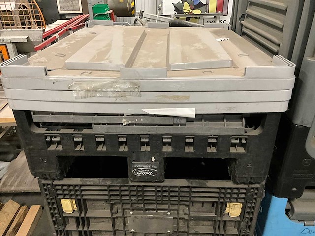 Inklapbaar kunstof palletbox (5x) - afbeelding 4 van  5