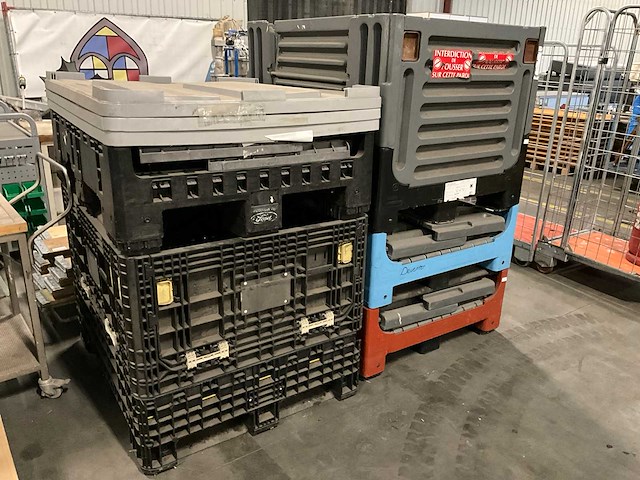 Inklapbaar kunstof palletbox (5x) - afbeelding 5 van  5