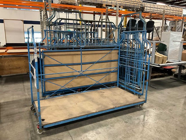 Inklapbaar meubelkar (10x) - afbeelding 1 van  5